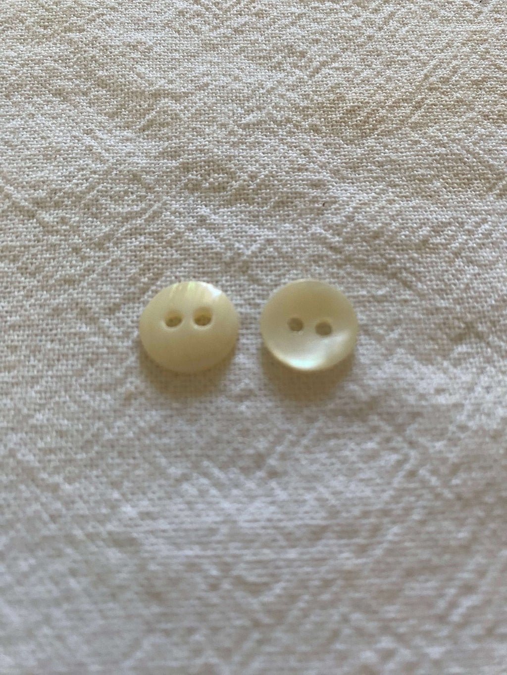 White Shell Button | 2 hole | 12mm | Pack of 10